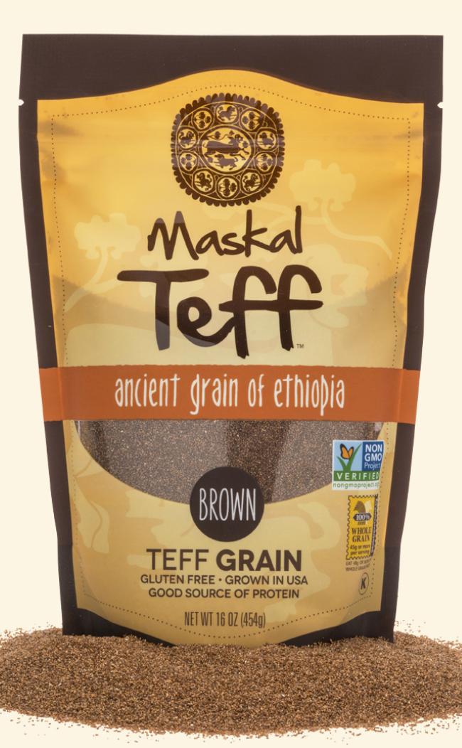 Maskal Teff Brown Teff Grain By The Teff Company - Smart Food